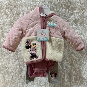 Baby Girl Minnie Mouse Set Sz: 3-6M